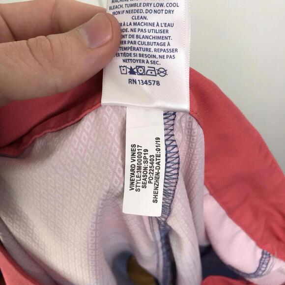 Vineyard Vines Swim Trunks Kids Large Board Shorts Unlined Preppy Stripes - Picture 3 of 6